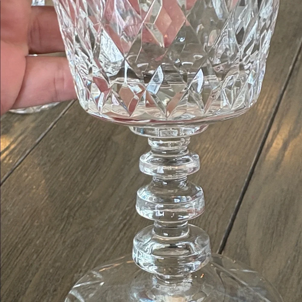Vintage Rock Sharpe Westminster Wine Goblets 6.25
